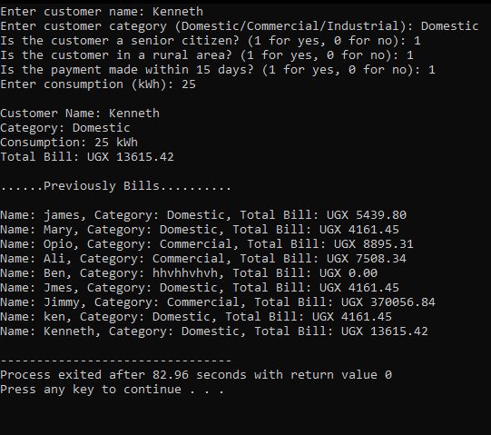 Utility Billing System